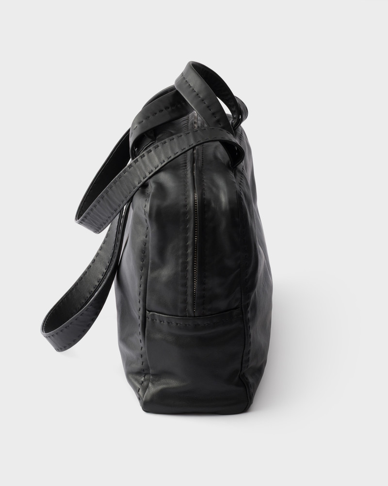 Nappa leather work bag 7