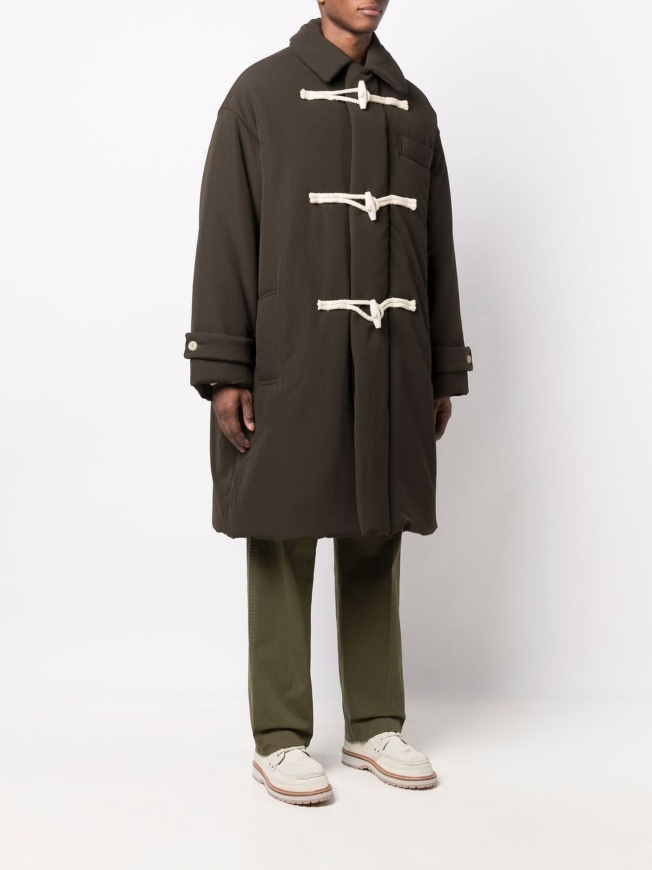 single-breasted duffle coat - 3