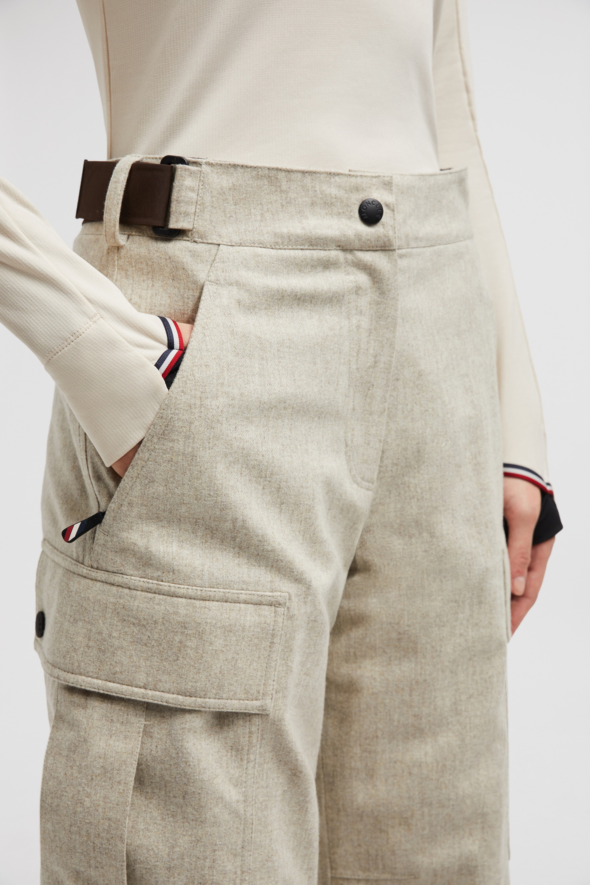 Padded Technical Wool Ski Pants - 6
