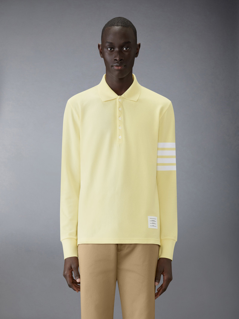 Thom Browne COTTON PIQUE 4-BAR POLO outlook
