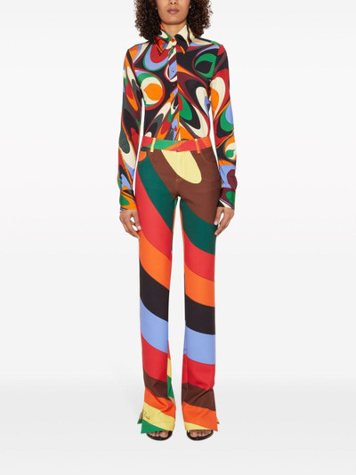 PUCCI Iride-print trousers outlook