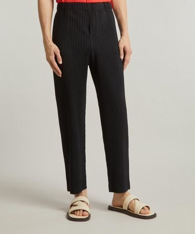 ISSEY MIYAKE Pleated Straight Leg Trousers outlook