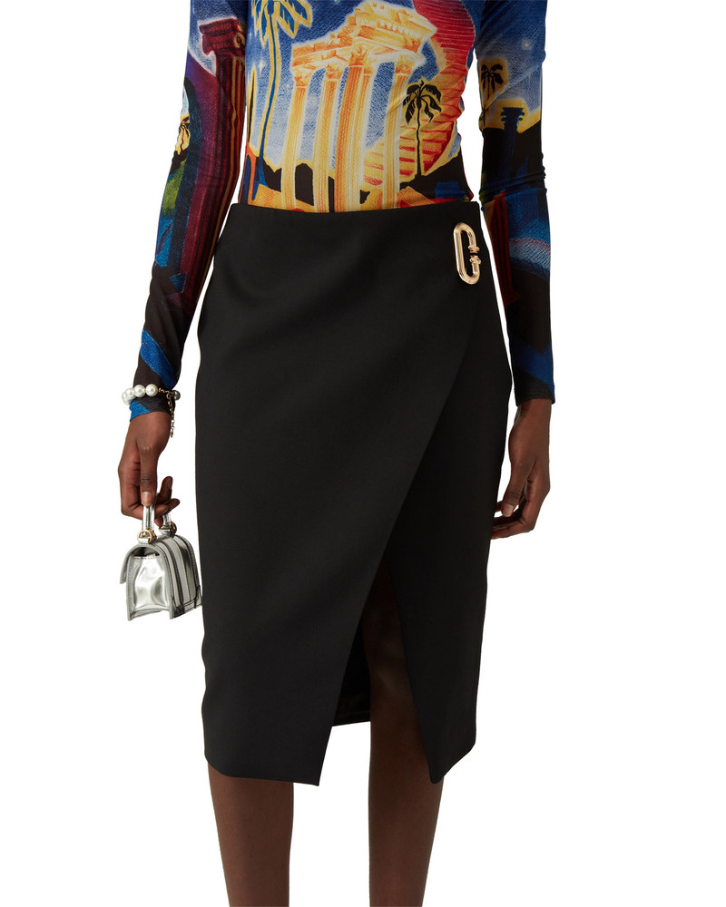 Tailored Wrap Skirt | Casablanca Paris 5
