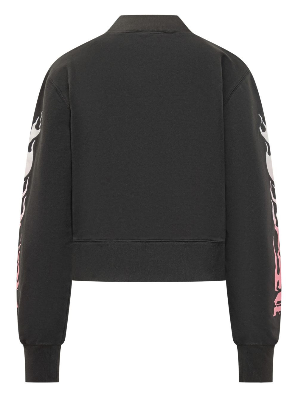 flame-print long-sleeve sweatshirt - 2