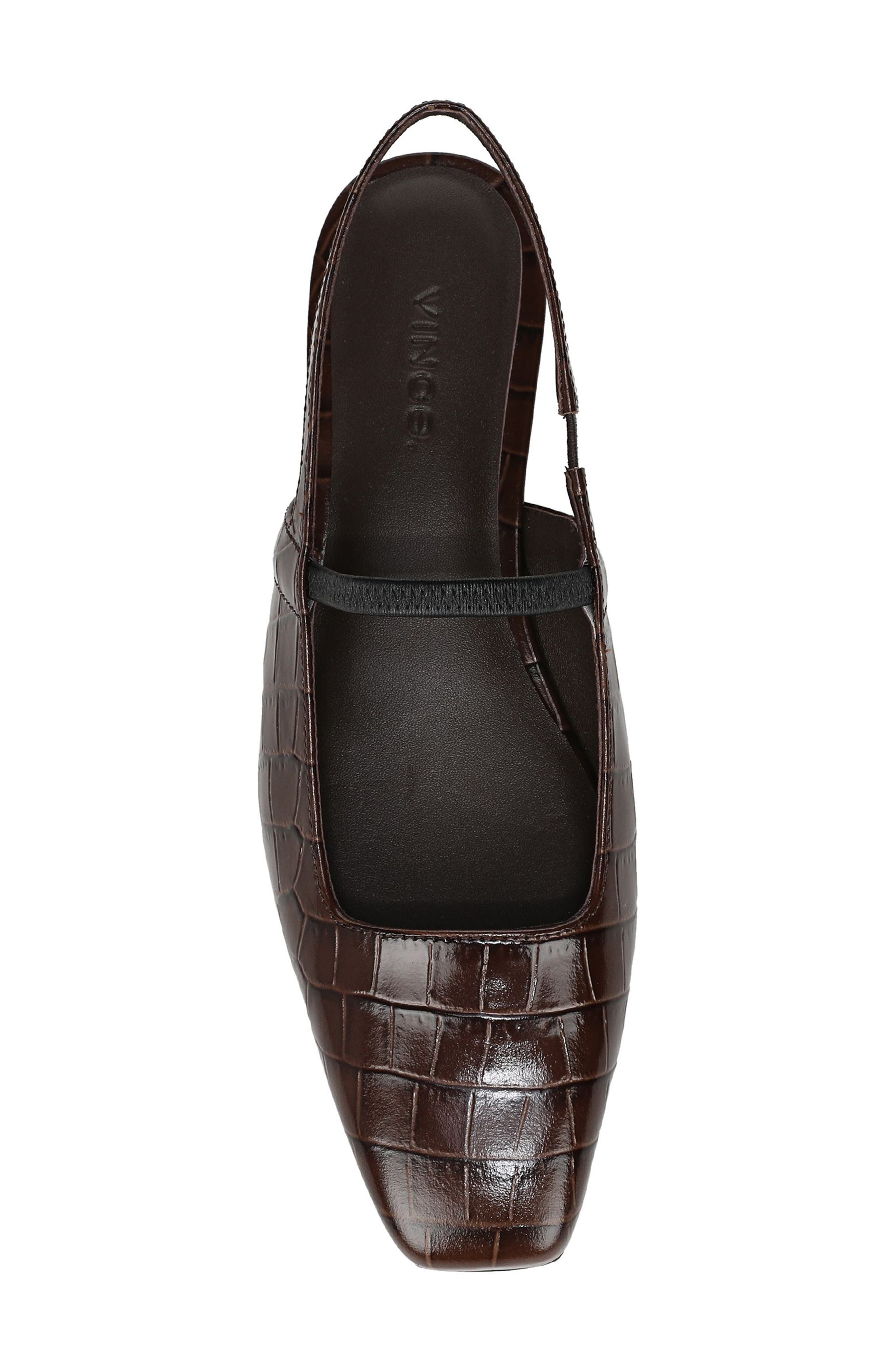Vince Venice Slingback Flat in Cacaobrown at Nordstrom - 5