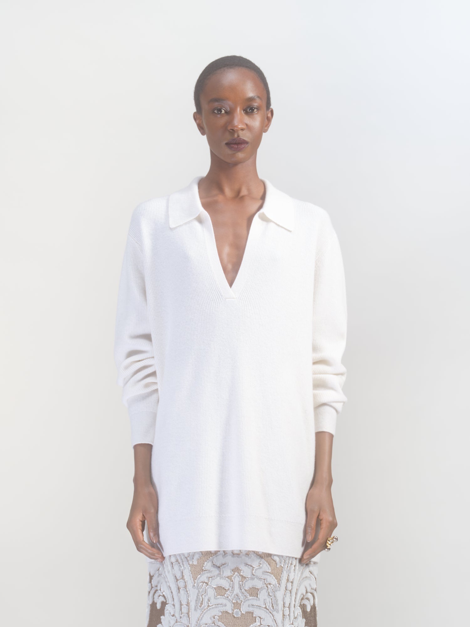 CASHMERE POLO SHIRT - 2