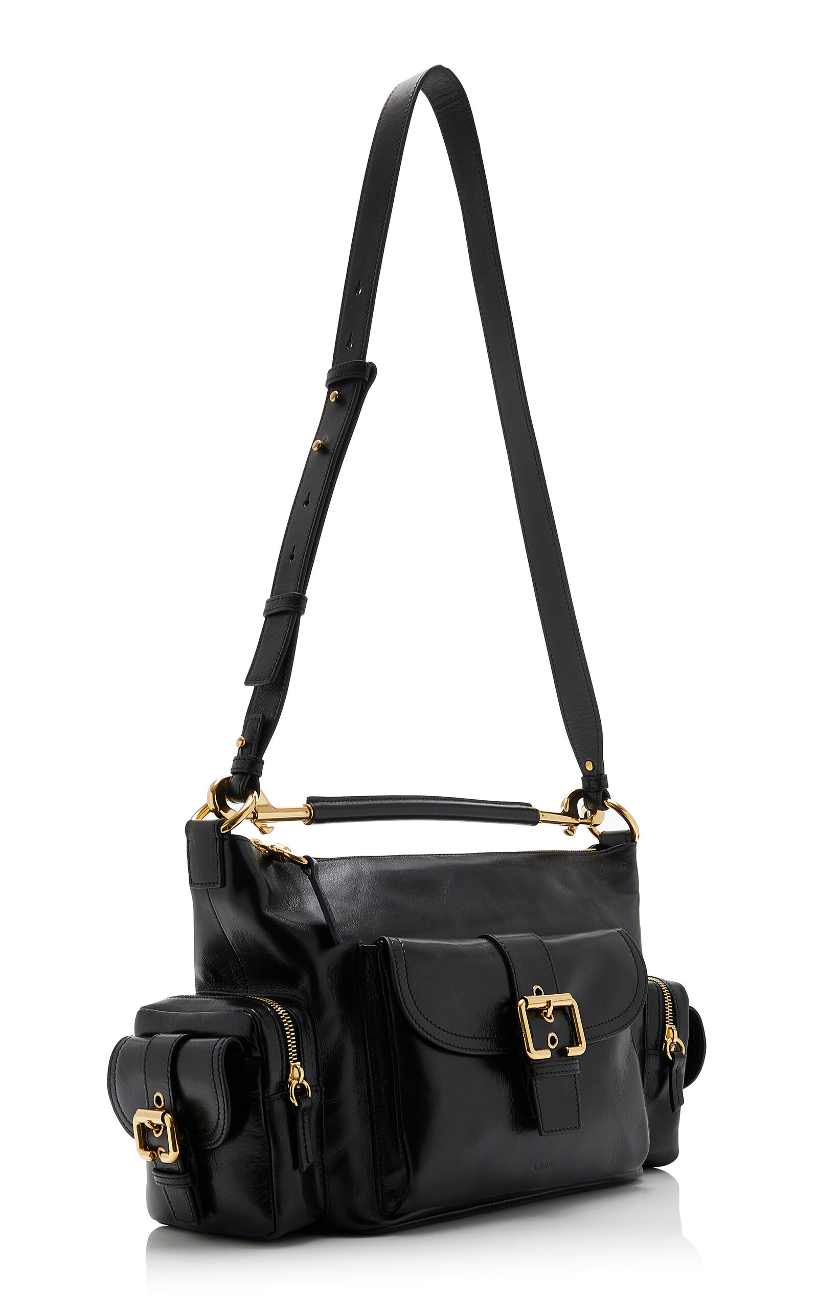Leather Camera Bag black - 3