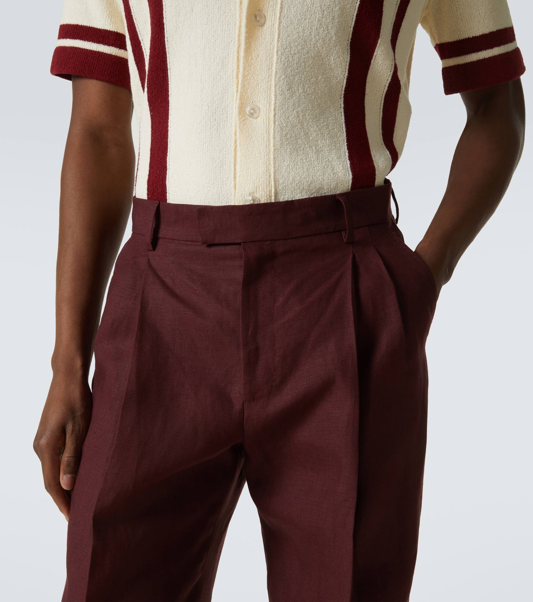 Linen suit pants - 5