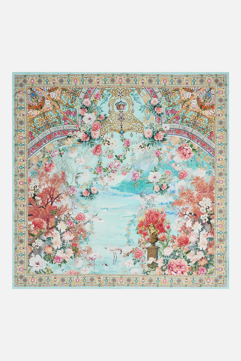 SILK SQUARE SCARF - 2