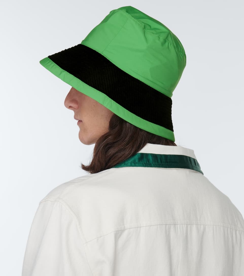 Waled cotton-blend bucket hat - 3
