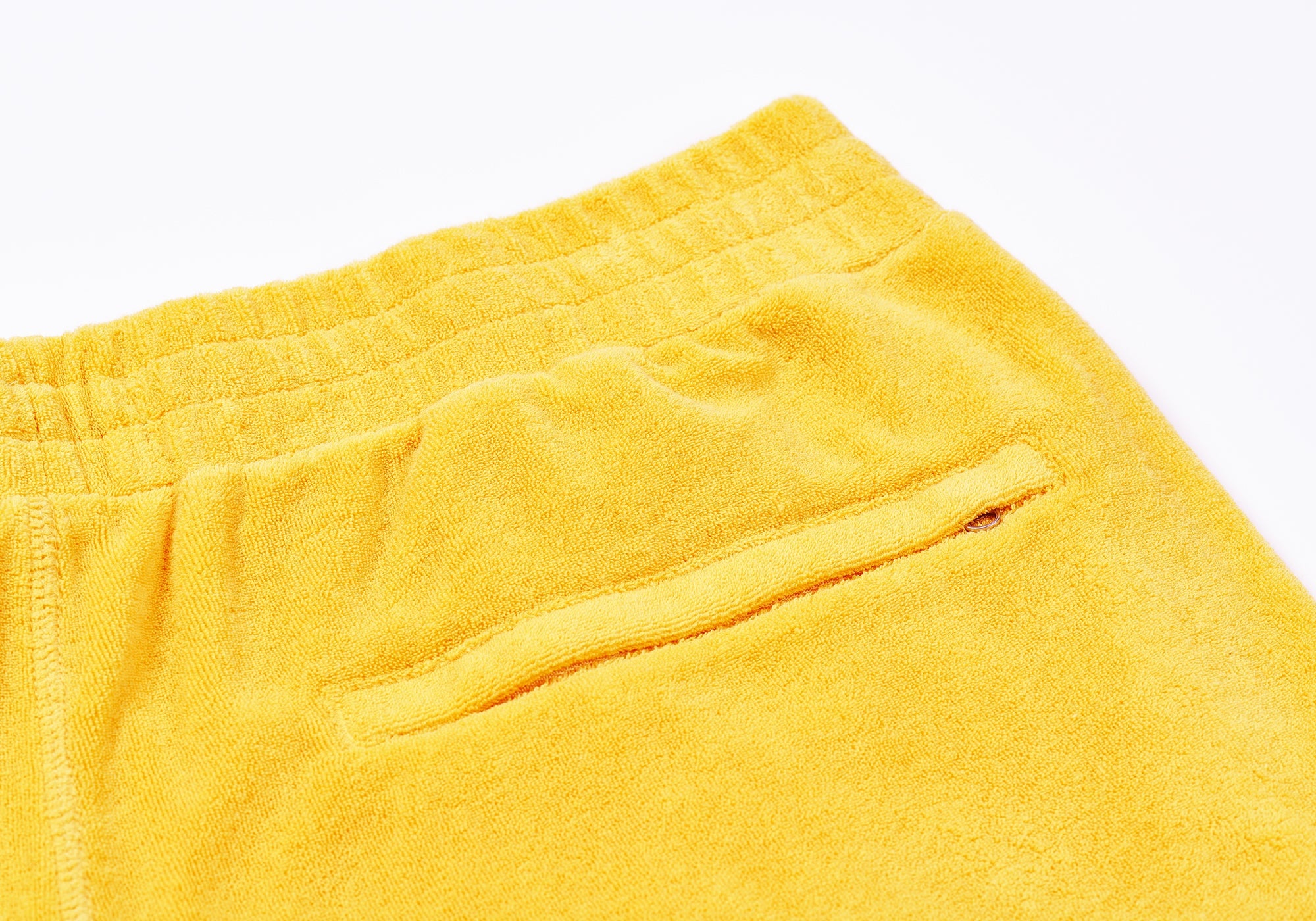 TOWELLING SHORTS YELLOW - 4