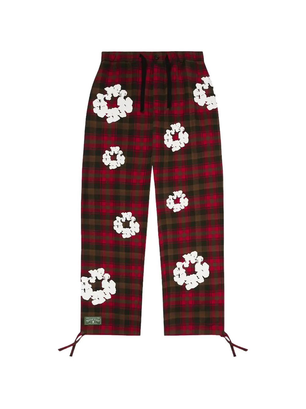 Wreath checked trousers - 1