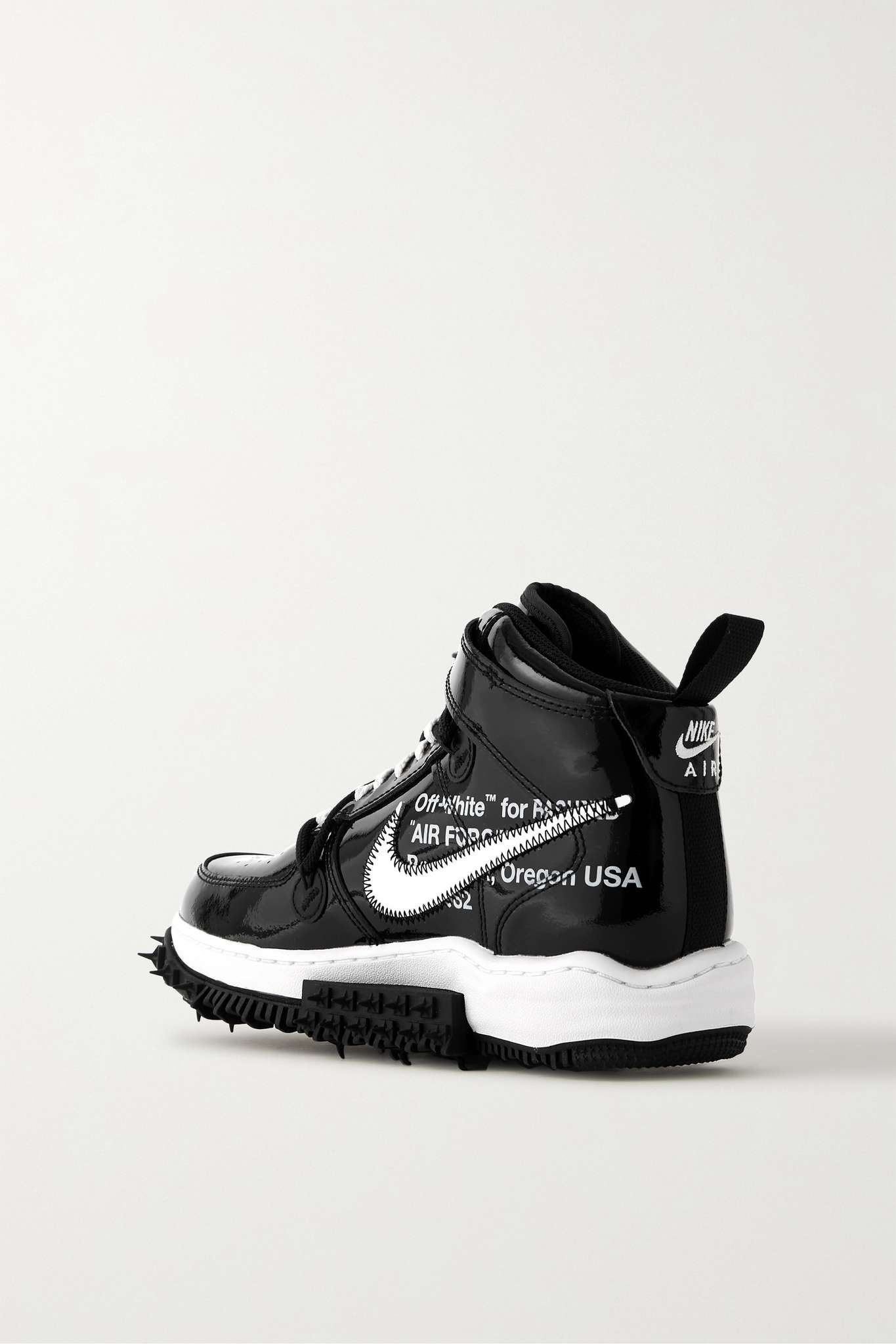 Off white nike black high tops online