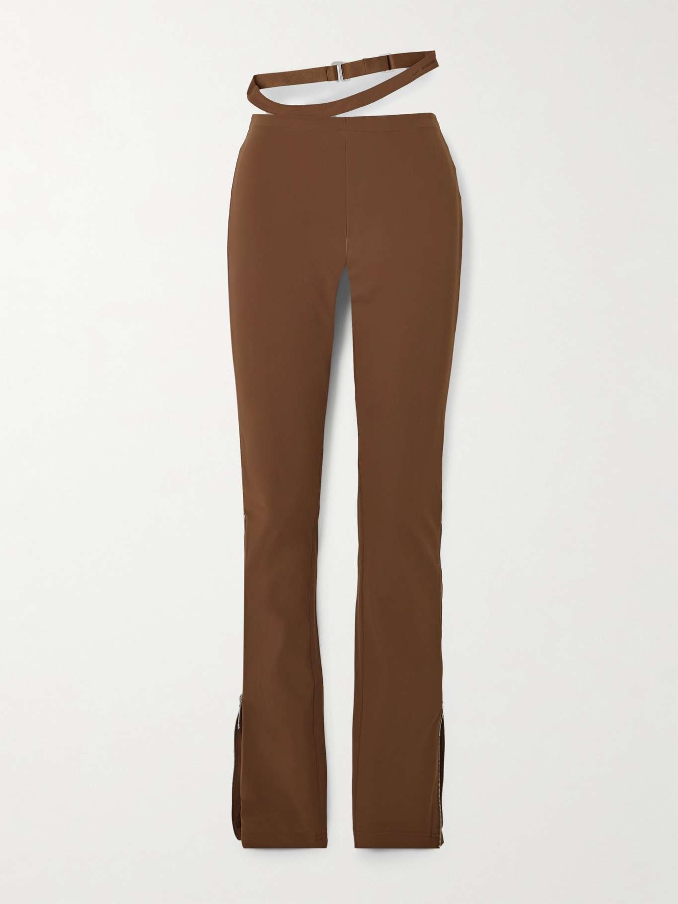 + Jacquemus NRG belted stretch-jersey skinny pants - 1