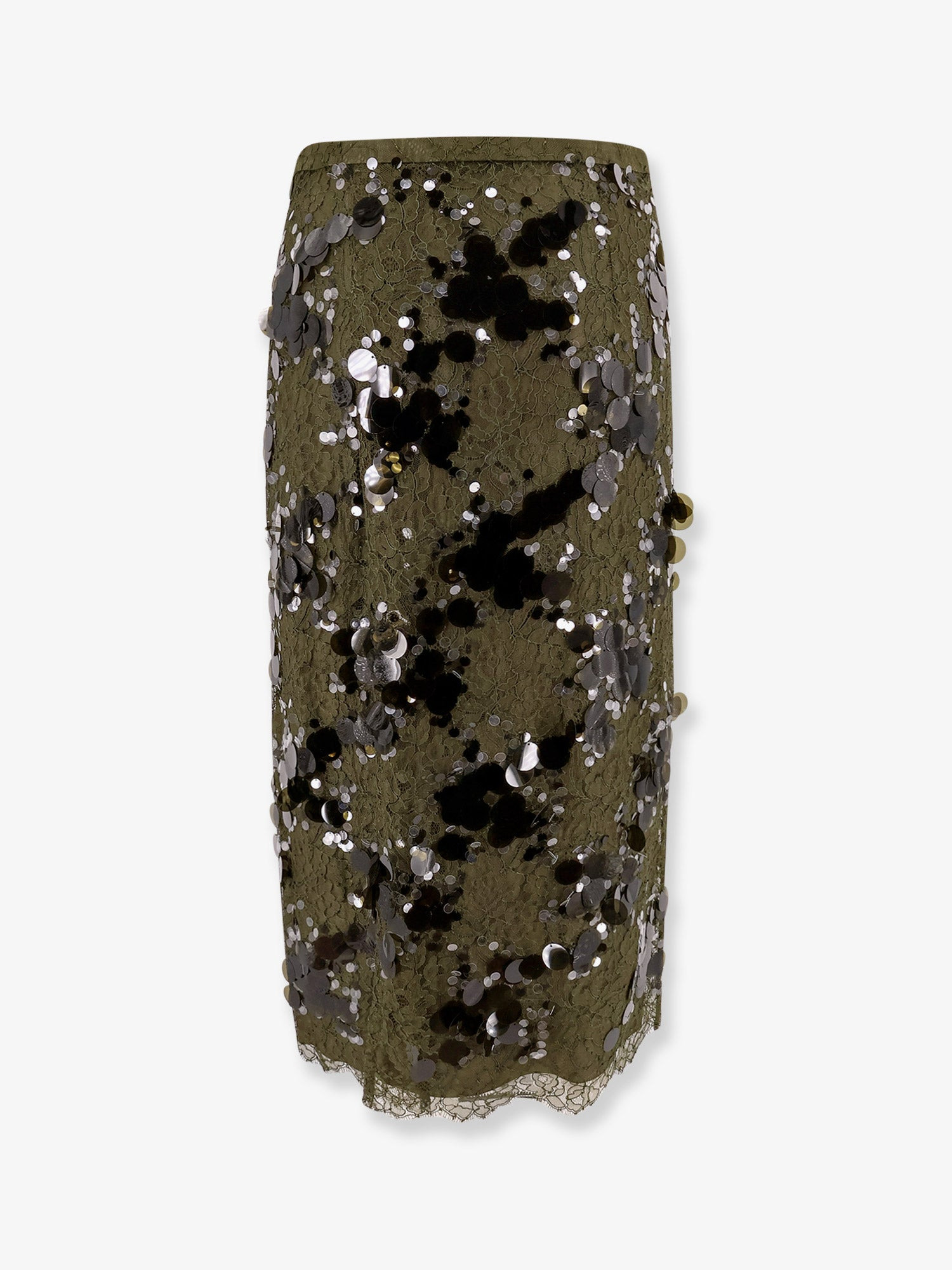 Laces Skirt With All-Over Sequins - 5