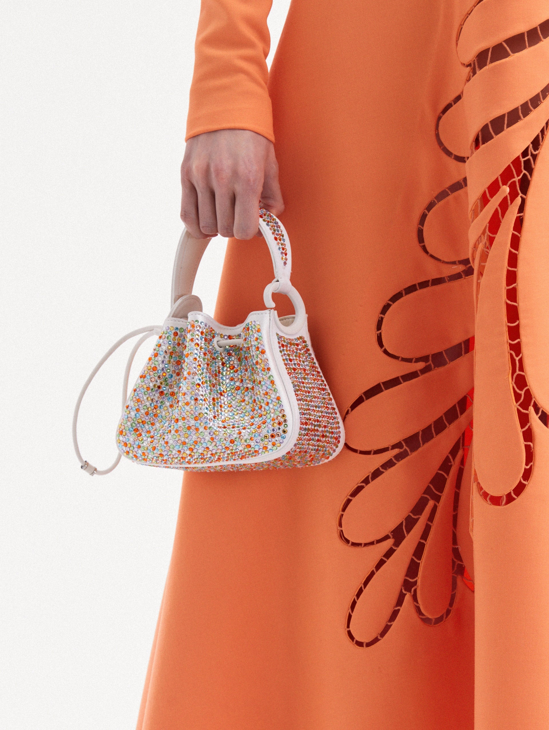 NANO CONFETTI PAVE O HANDLE BAG - 2