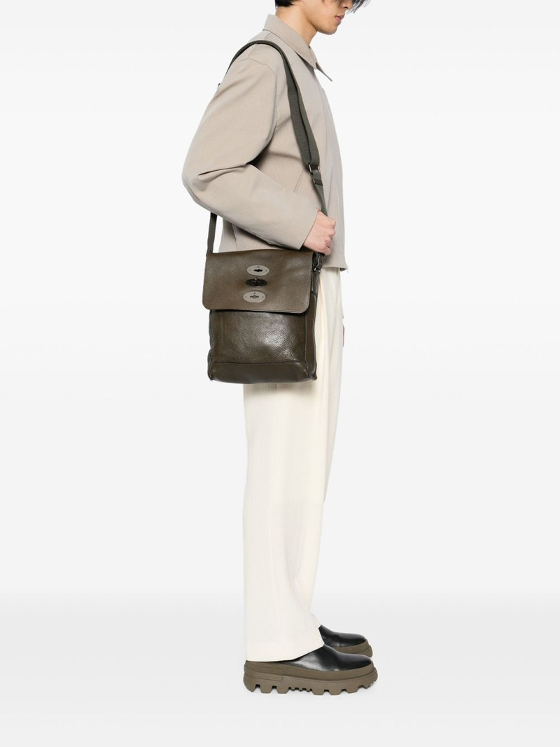 Mulberry leather messenger bag outlook