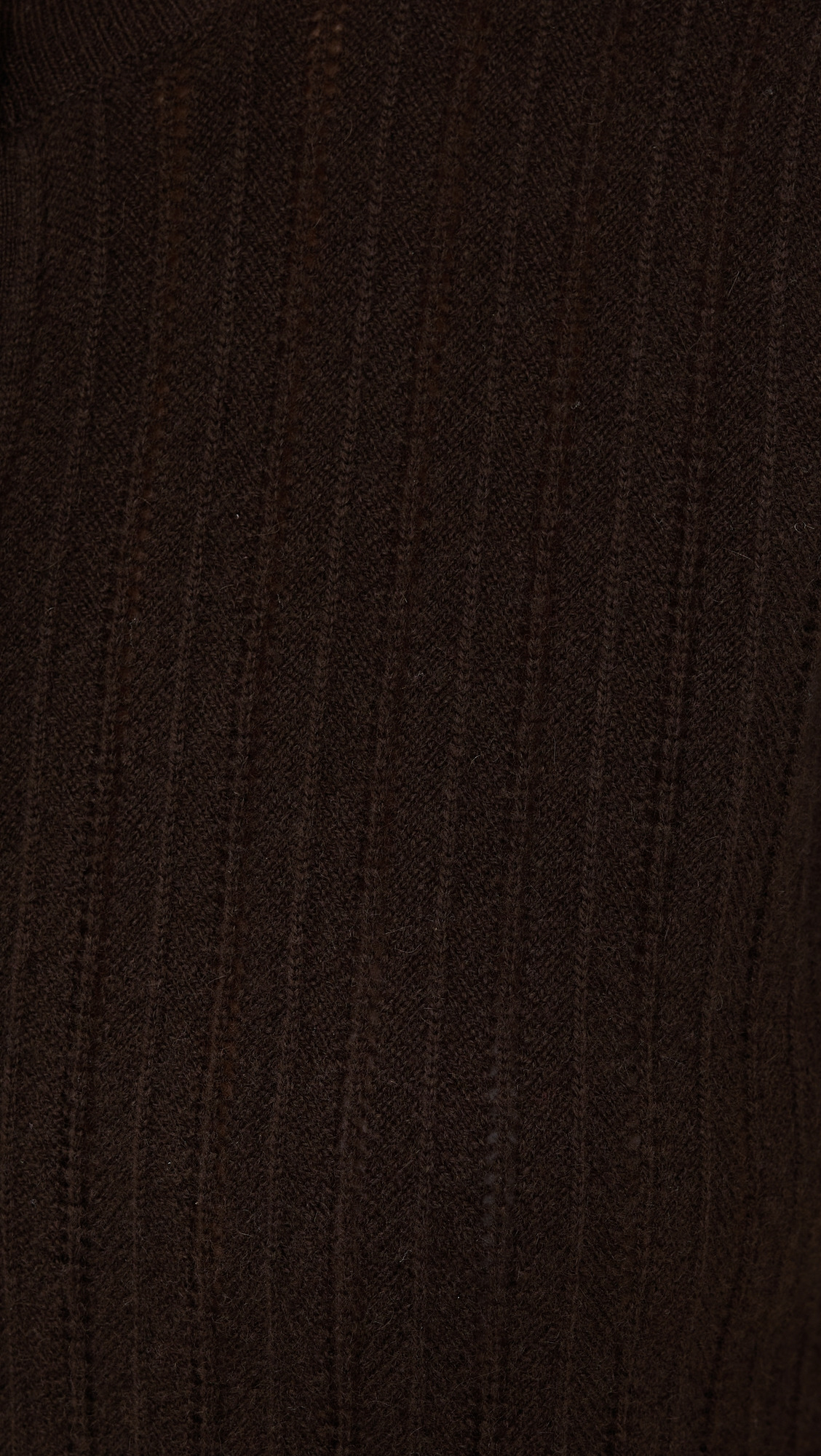 The Ladder Pointelle Cashmere Cardigan - 5