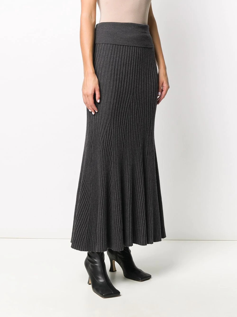 ribbed wool skirt - 3