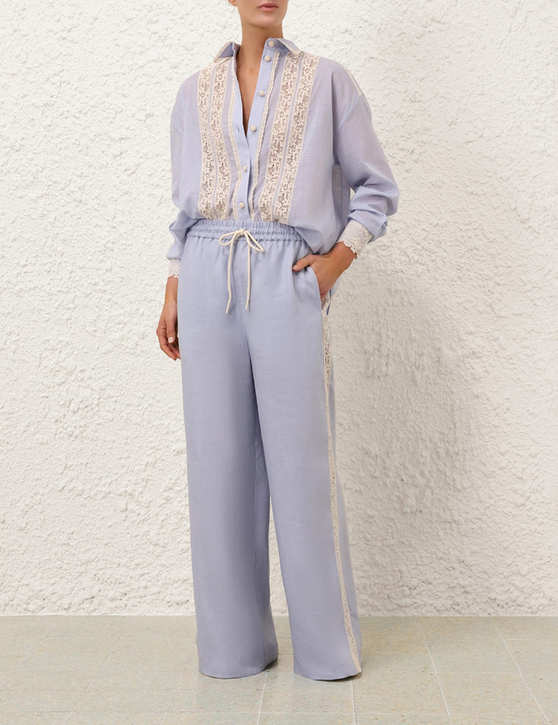 EVERLEY LACE TRIM PANT 7