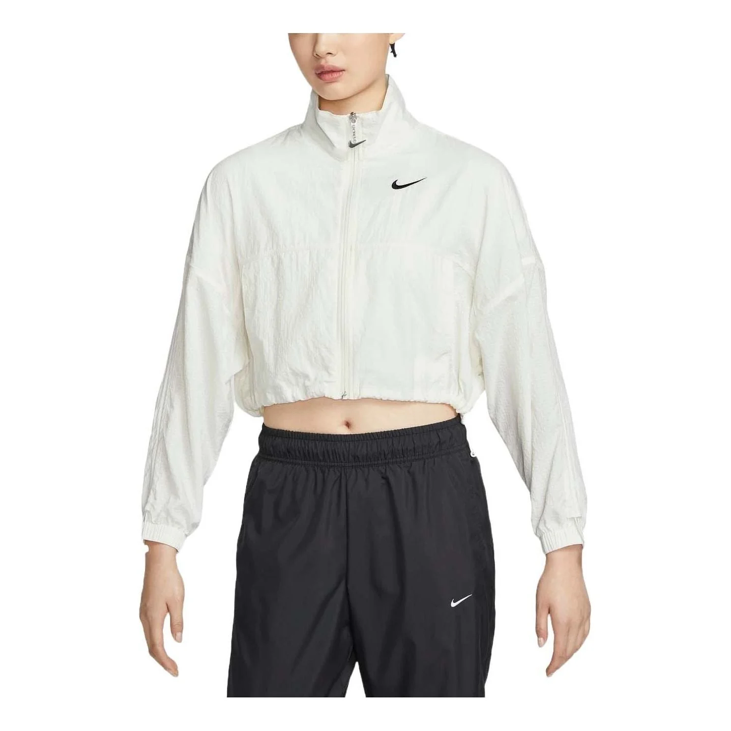 (WMNS) Nike Sportswear Woven Jacket Asia Sizing 'Sail' HM4629-133 - 1