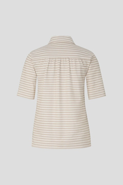 BOGNER Peony Polo shirt in Beige/White outlook