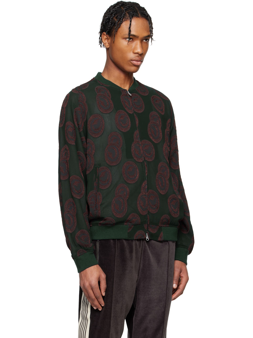 Green BB Bomber Jacket - 2