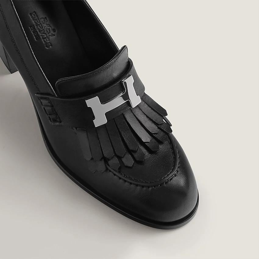 エルメス エリゼ 70 パンプス ロワイヤル Elysee ヒールローファー HERMES - 美品 エルメス HERMES パンプス ローファー ヒール
