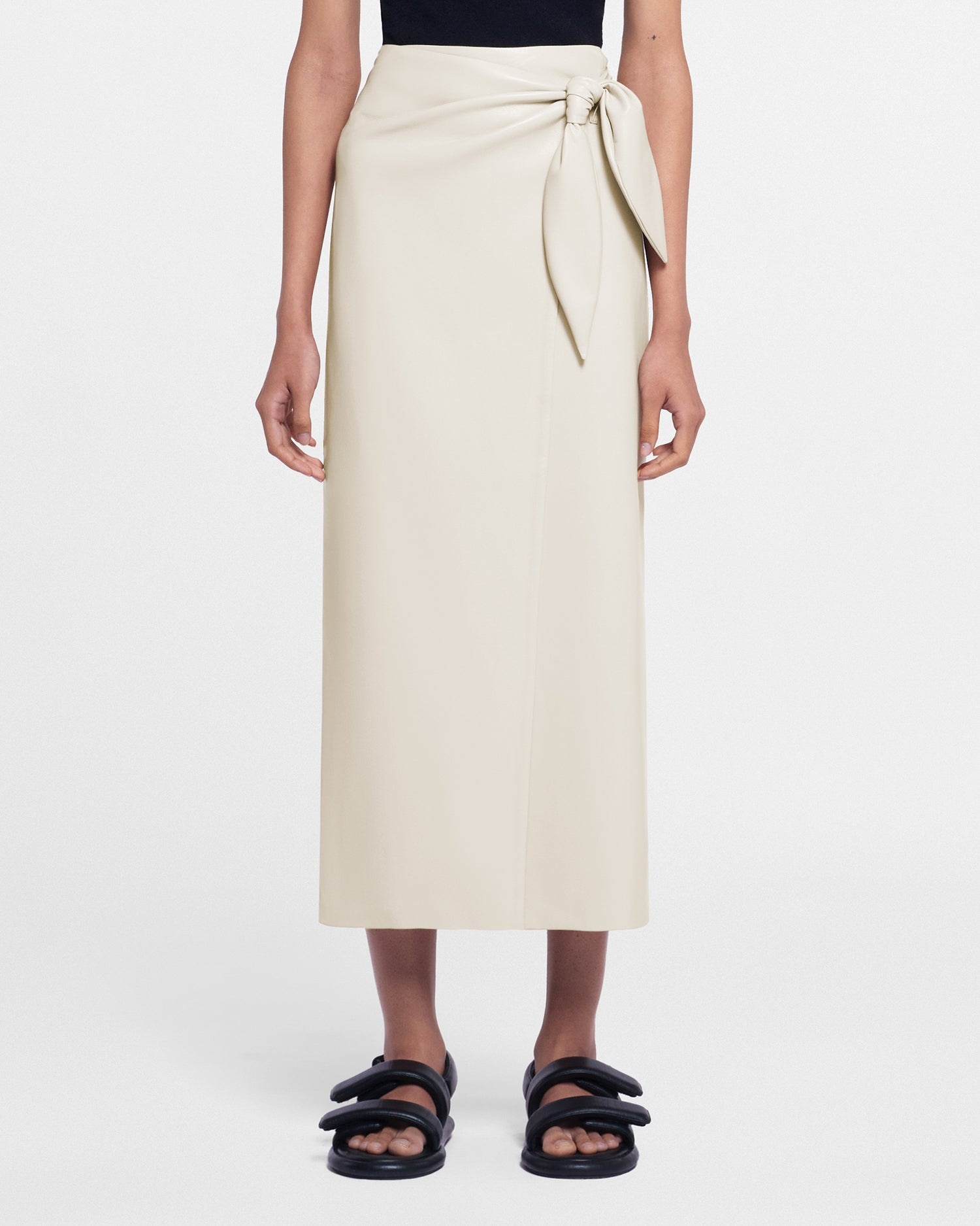 Okobor™ Alt-Leather Sarong Skirt - 3