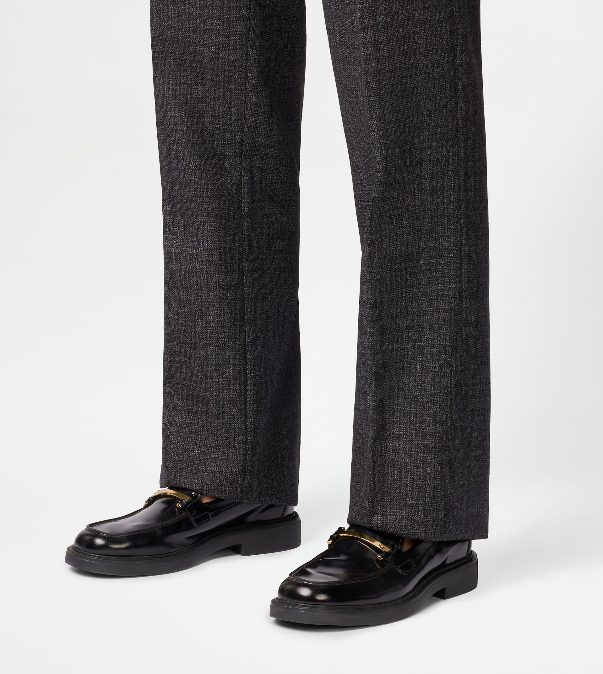 LOAFERS IN LEATHER - BLACK - 7