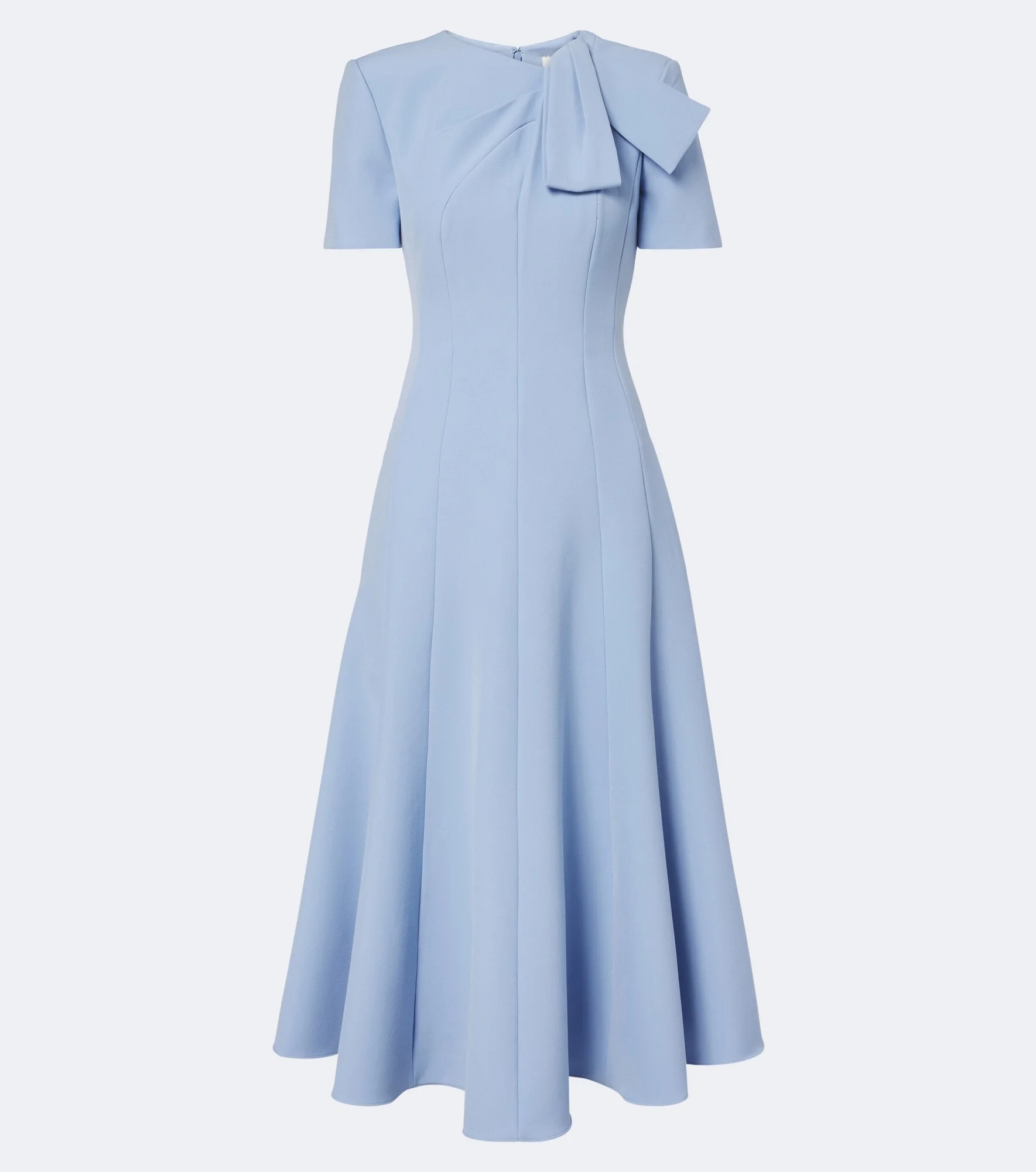 Bow-detail crêpe cocktail dress - 1