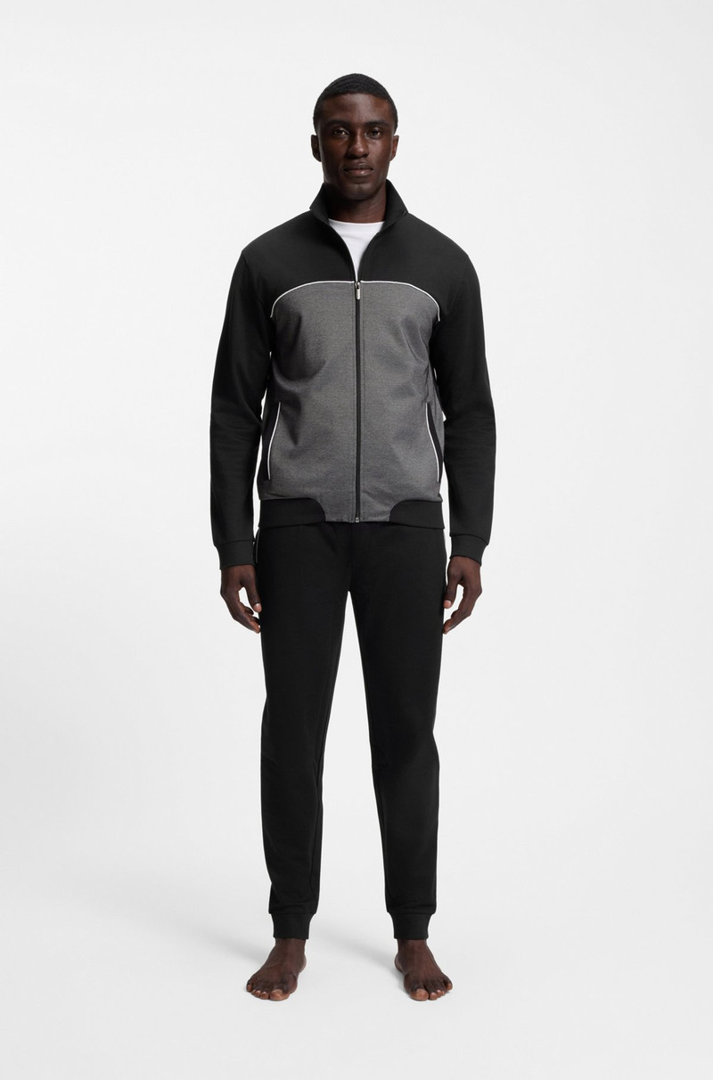 BOSS JACKET WITH CONTRAST PIPING outlook