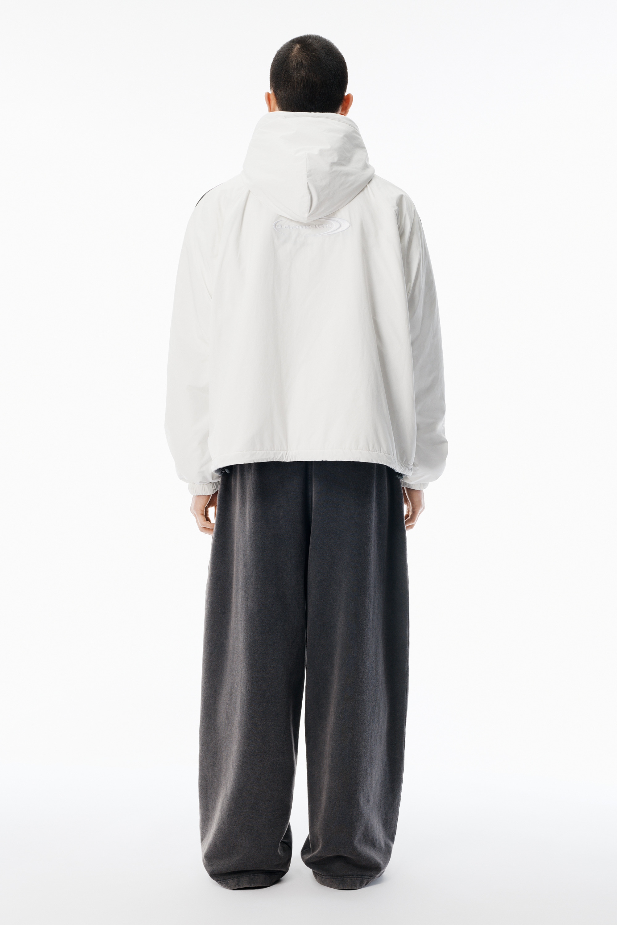 Black Reversible Track Jacket - 5