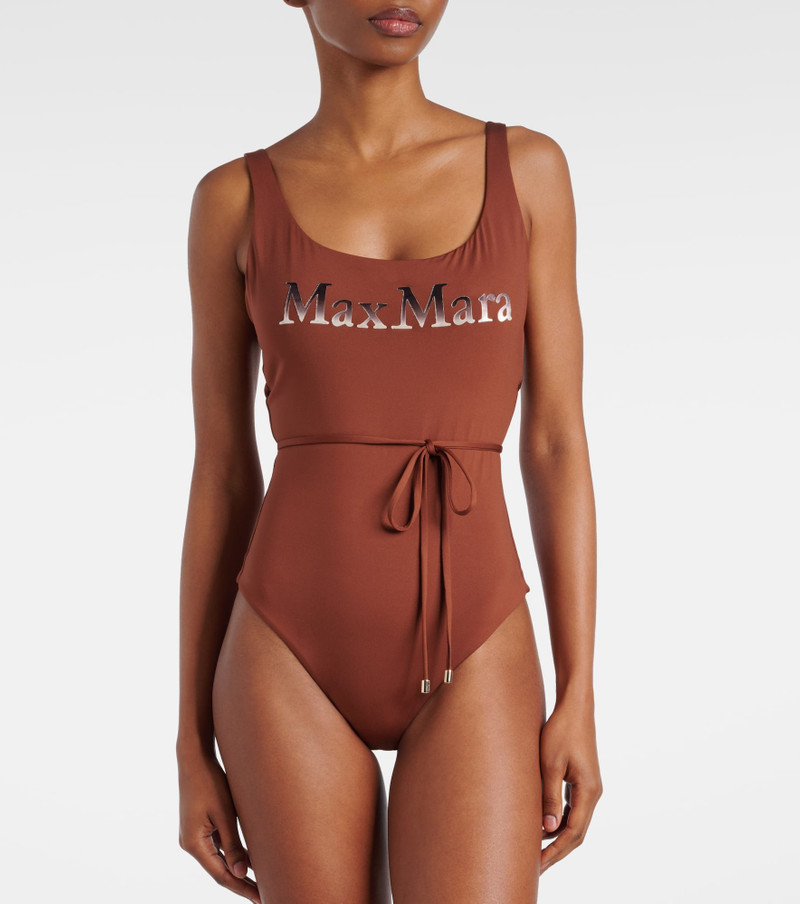 Max Mara Carisma belted swimsuit outlook