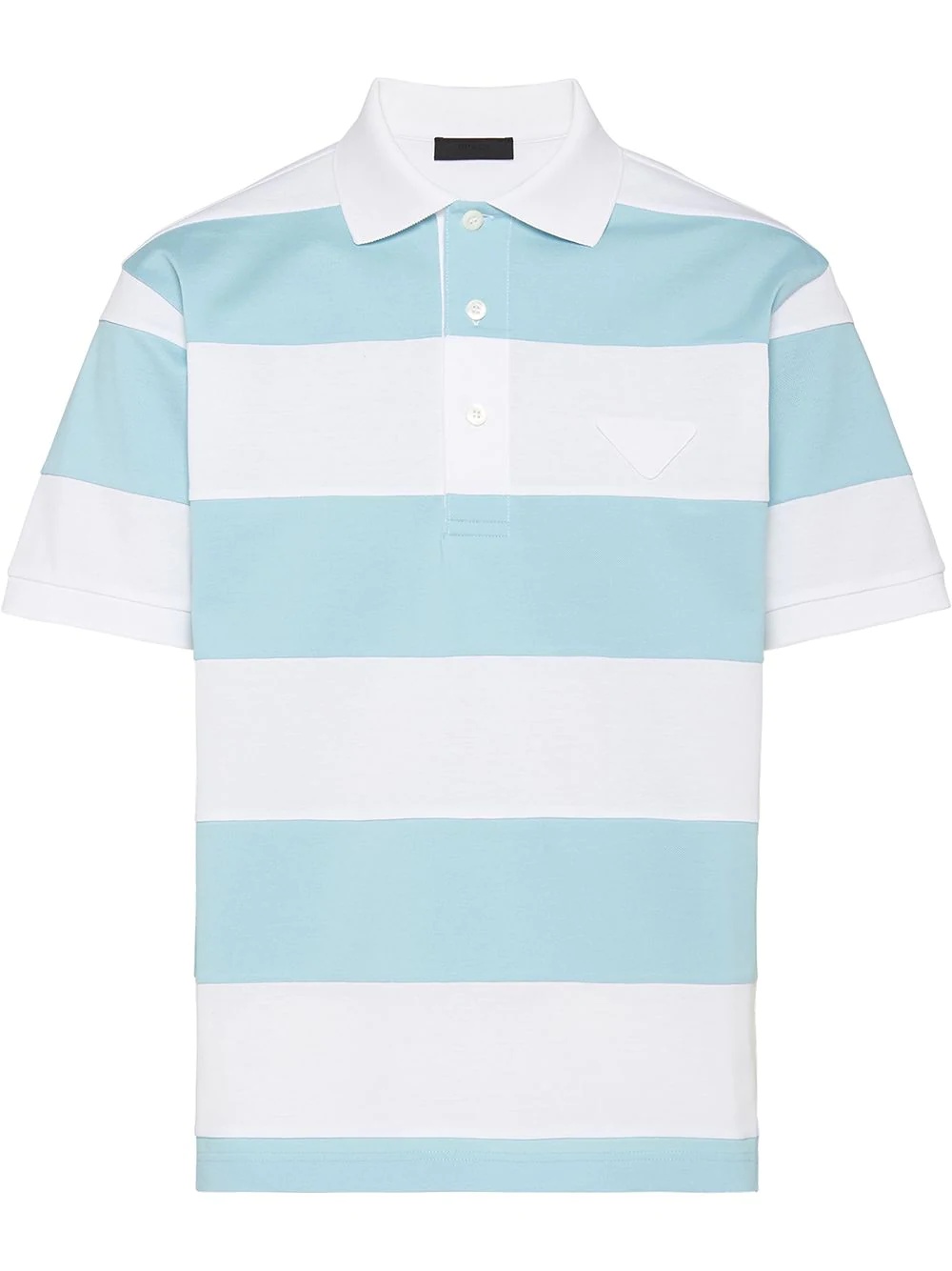 striped polo shirt - 1