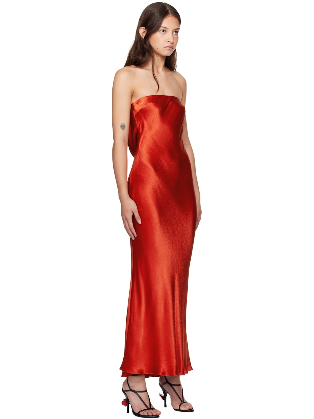 Red Moon Dance Strapless Maxi Dress - 2