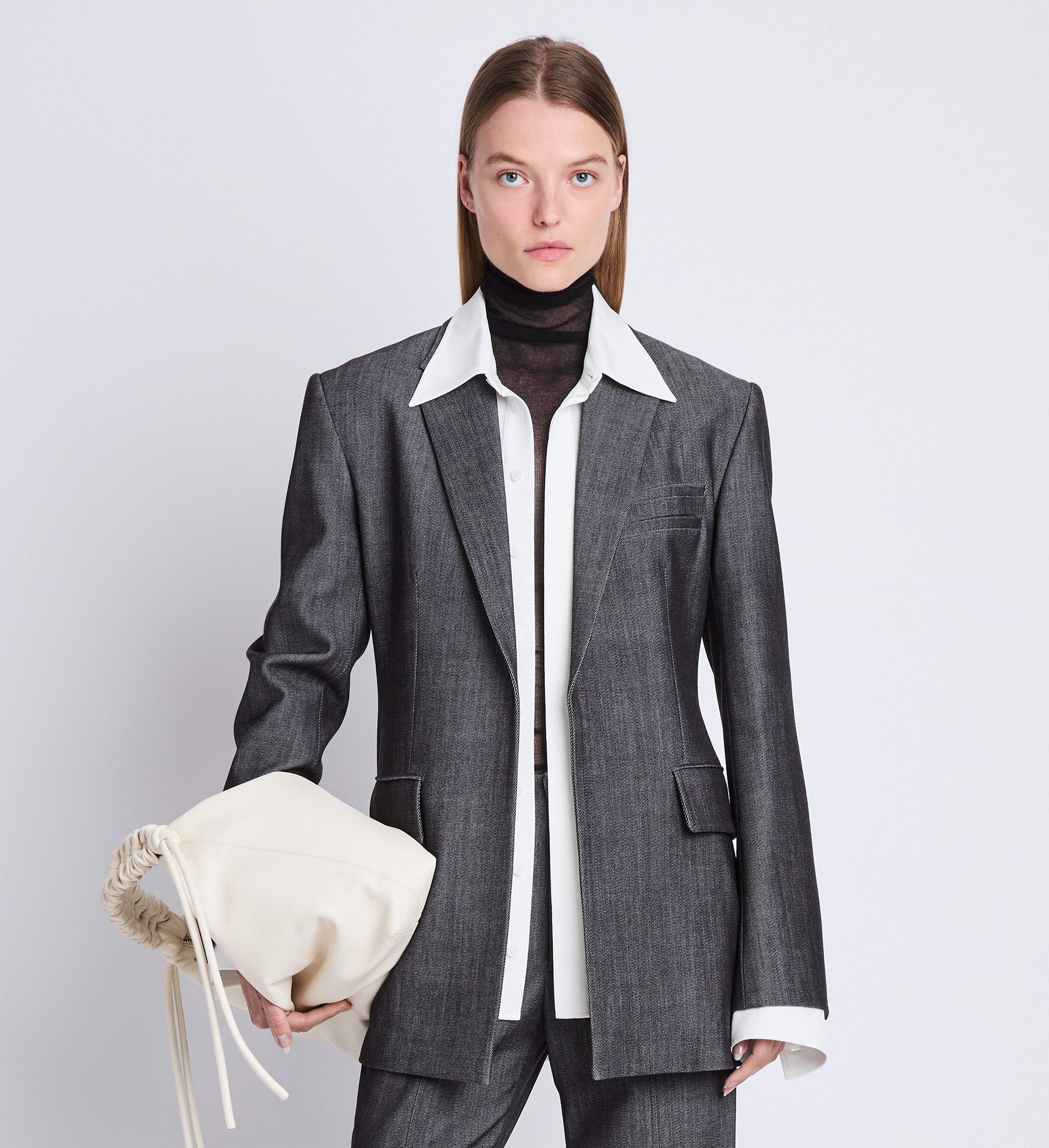 Laurie Jacket in Wool Melange - 2