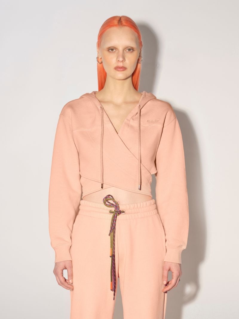 WRAPPED HOODIE SWEATSHIRT - 3