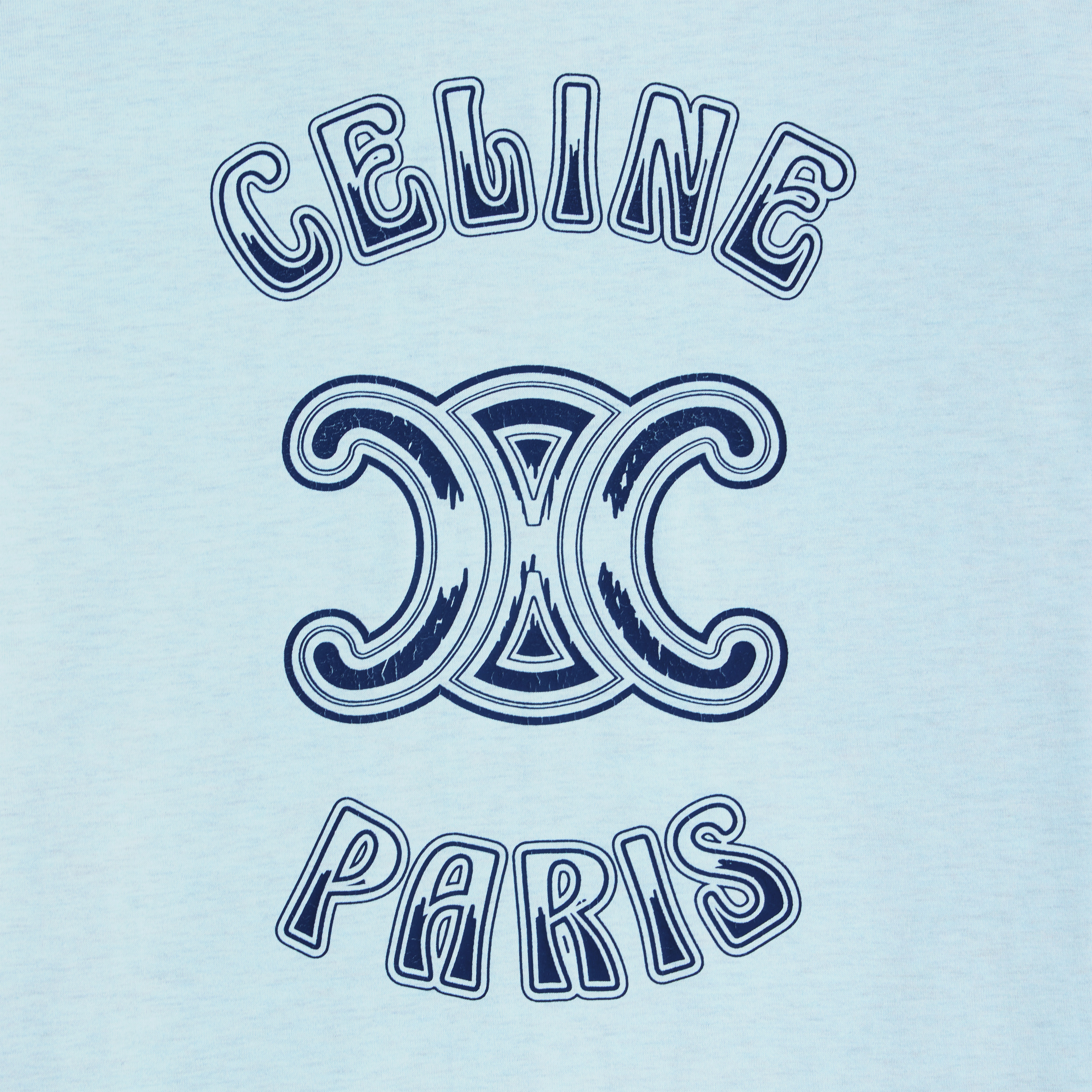 celine paris 70’s T-shirt in cotton jersey - 4
