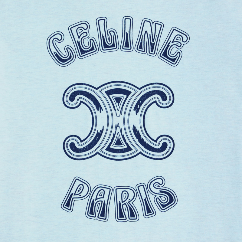 celine paris 70’s T-shirt in cotton jersey 4