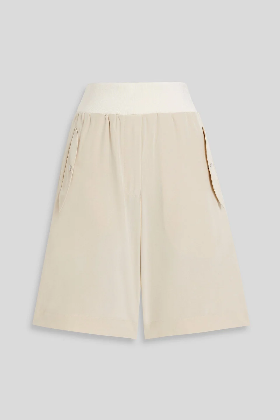 Silk crepe de chine shorts - 1