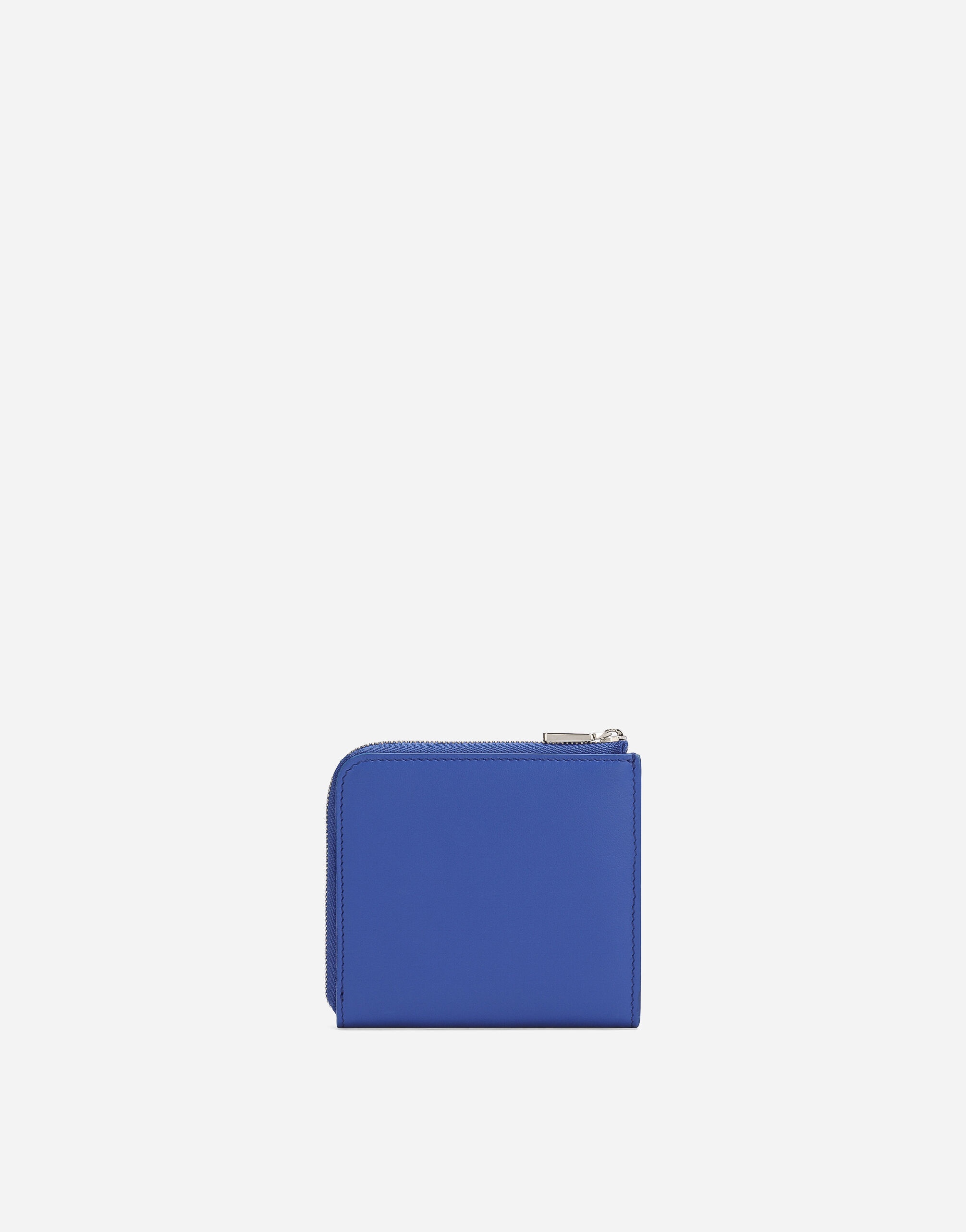 Calfskin card holder with raised logo - 3
