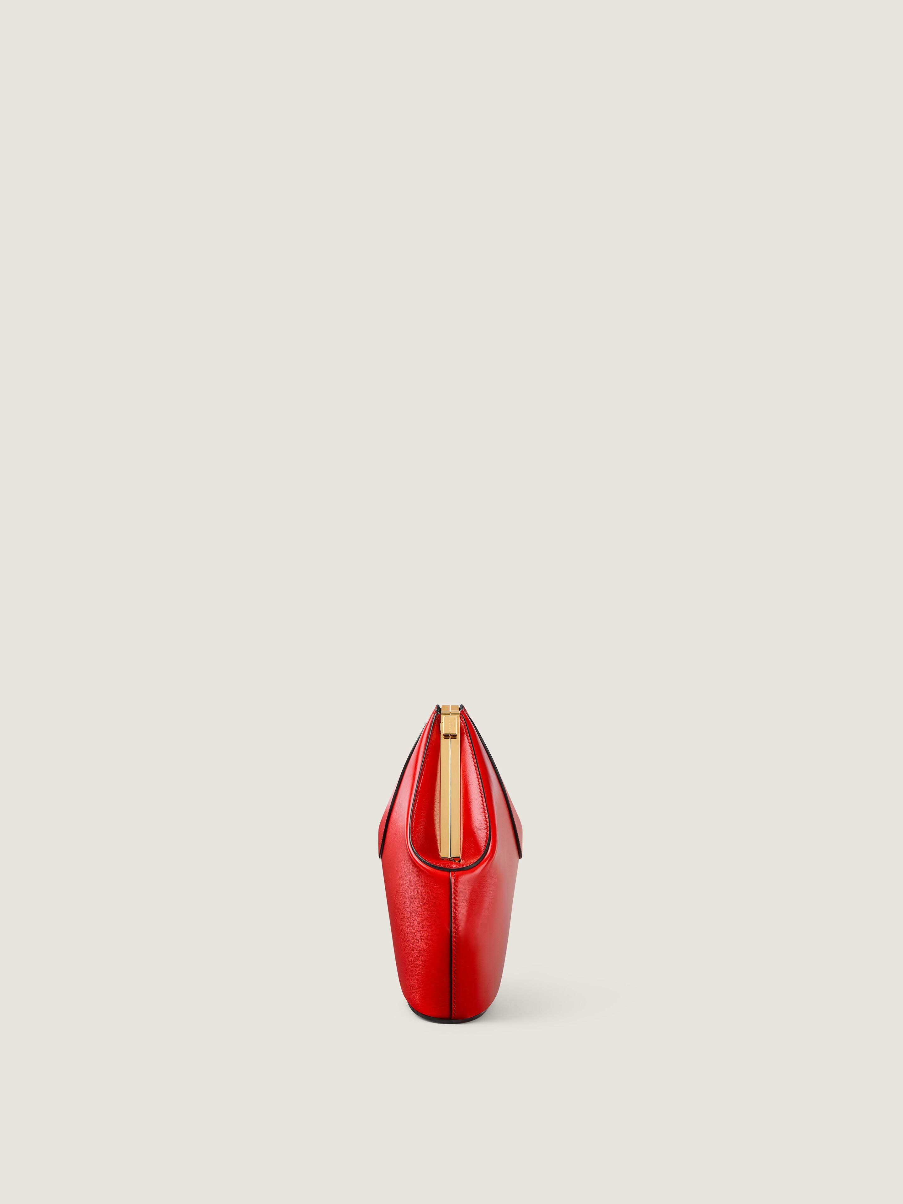 FACET CLUTCH IN LEATHER - 3