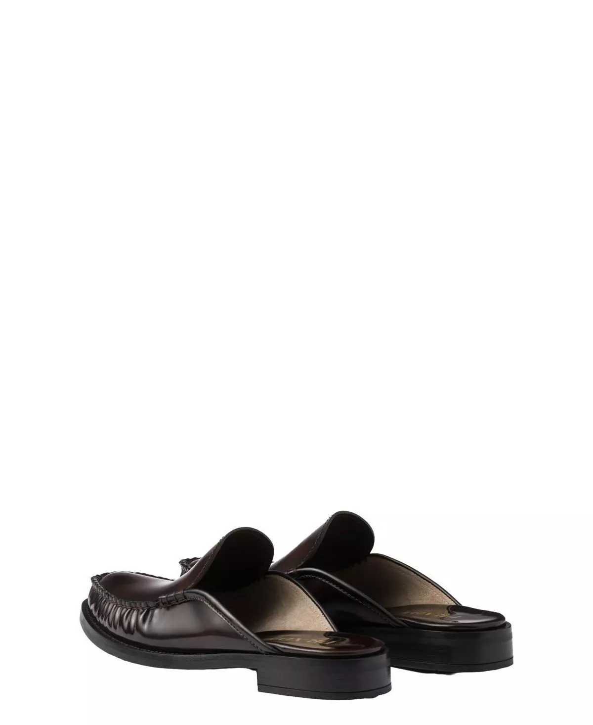 Women's Brushed Leather Mules - 4