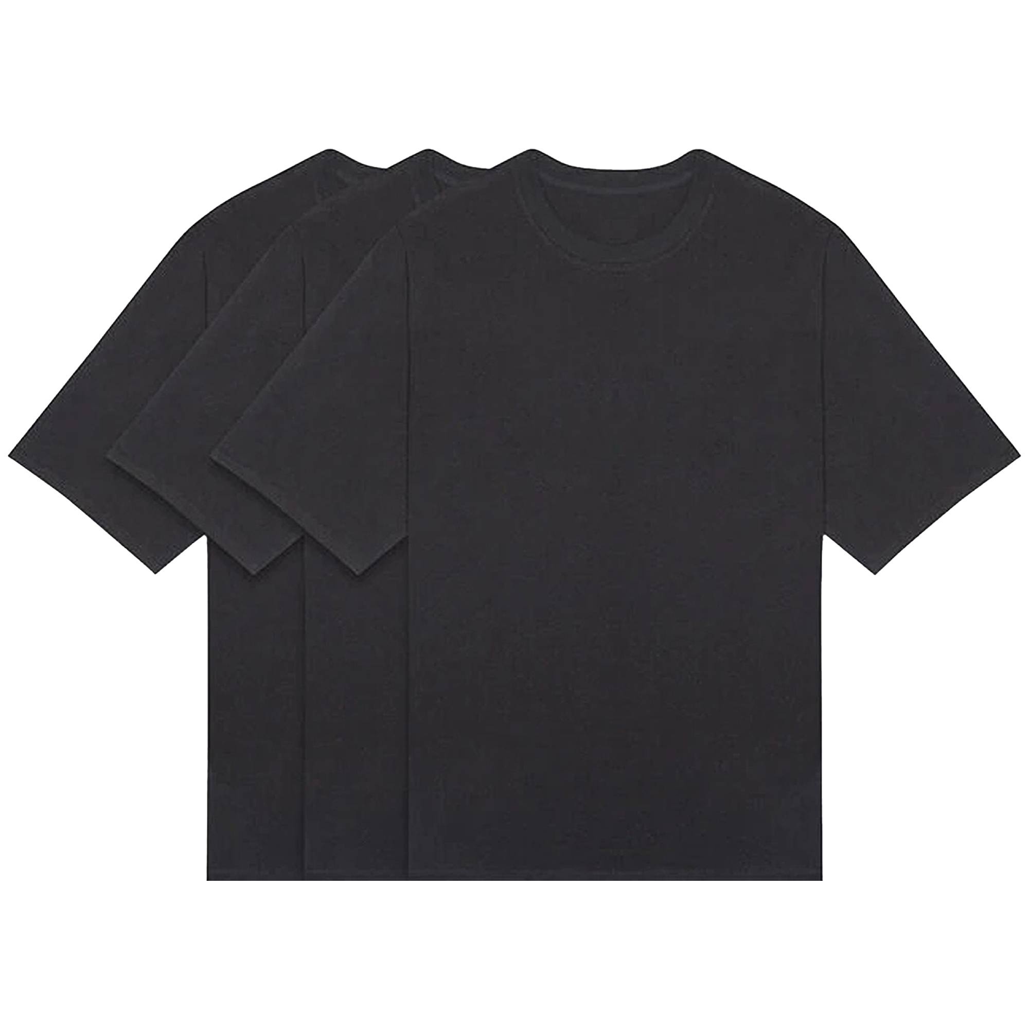 Fear of God Essentials Three Pack T-Shirts 'Black' - 1