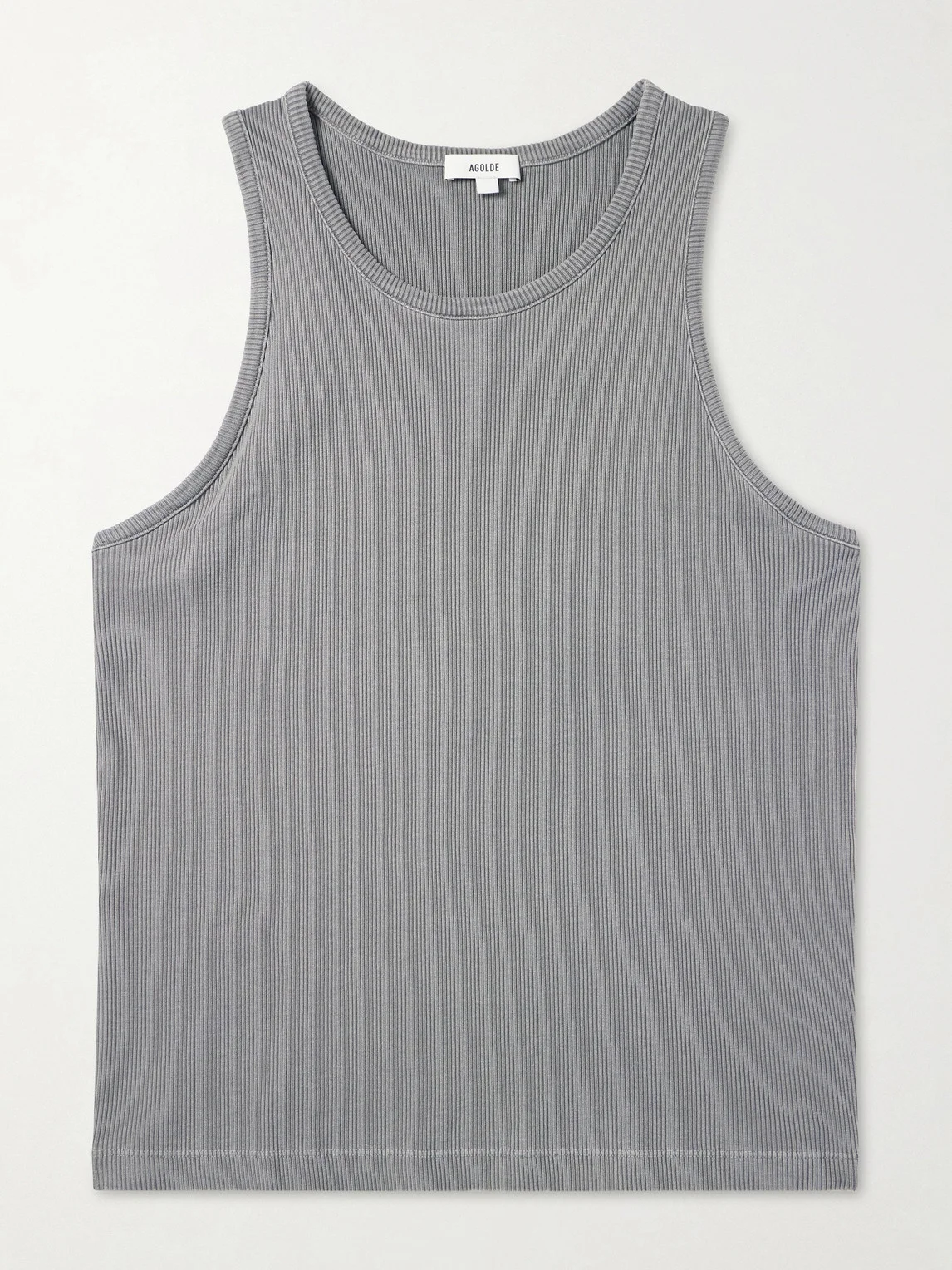 Viggo Ribbed Stretch Organic Cotton and TENCEL™ Lyocell-Blend Tank Top - 1