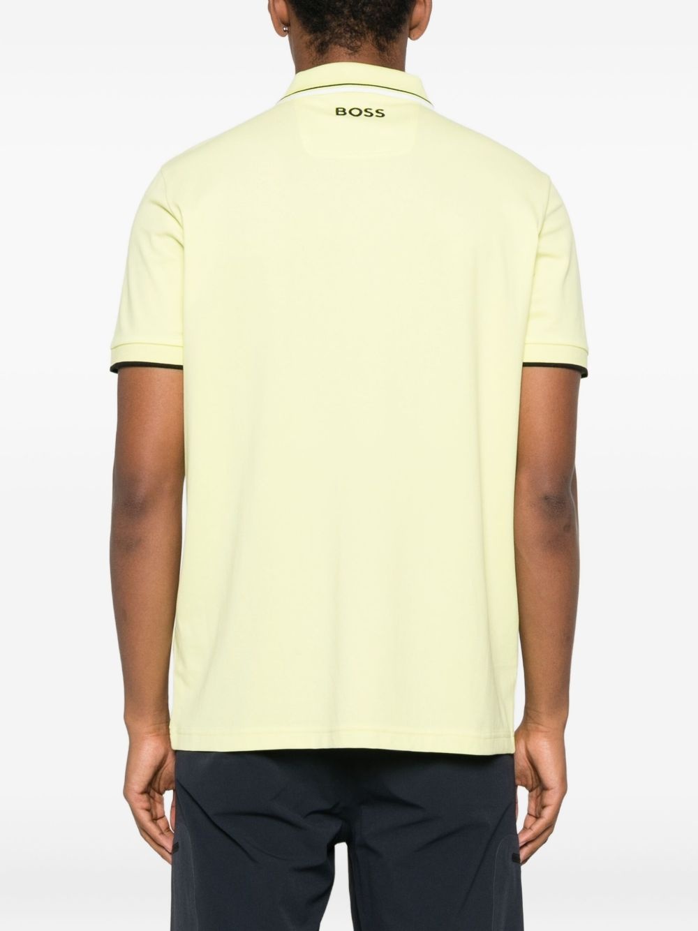 logo-print polo shirt - 3