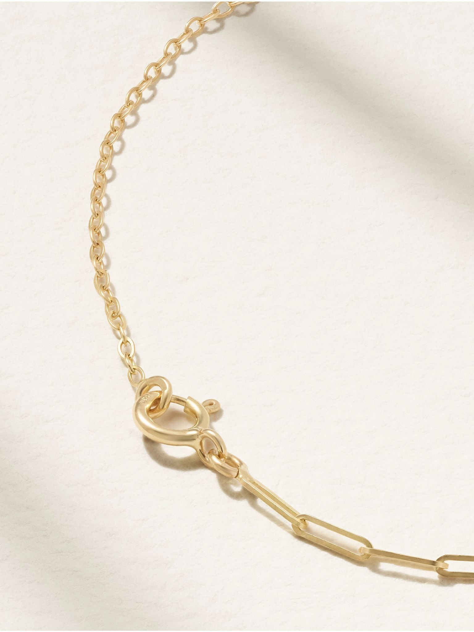 18-karat gold diamond necklace Gold - 3