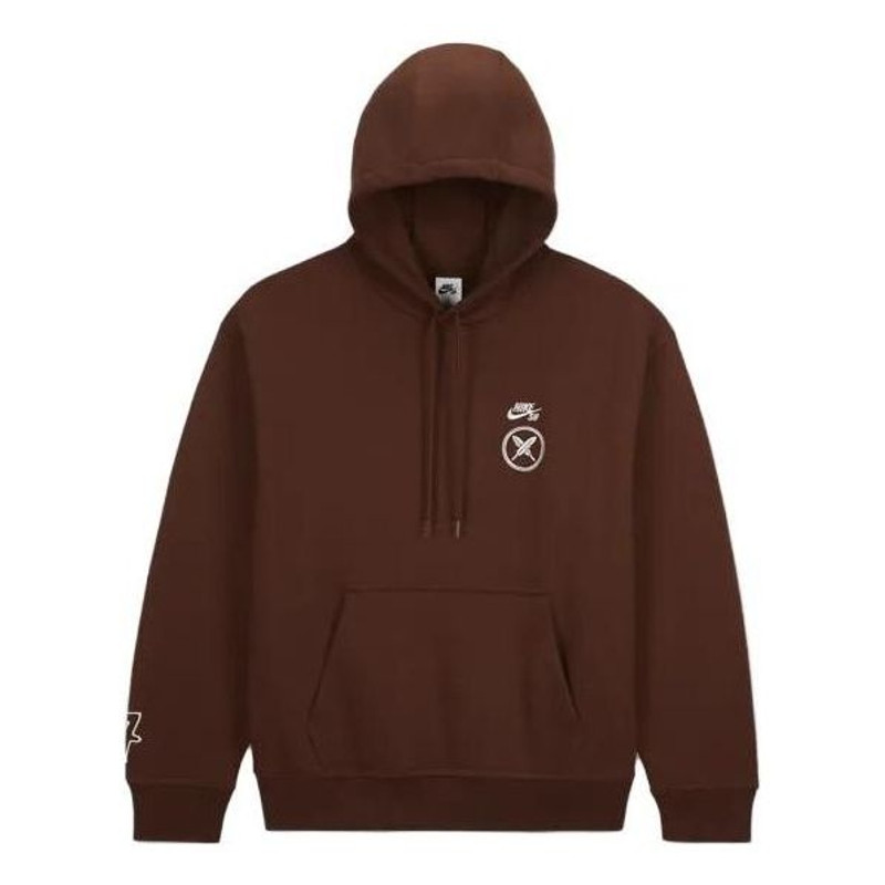 Nike SB x Yuto 스케이트 보드 Fleece Pullover '브라운'FN0552-259 - 1