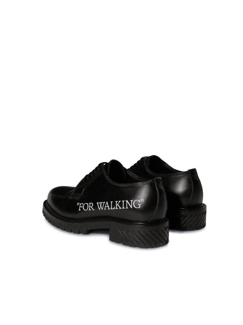 Black "for Walking" Derby Shoes 4